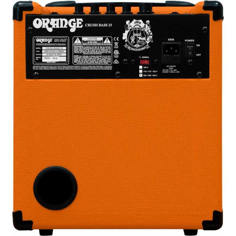 Amplificador Orange Crush Bass 25 - Vallis Music