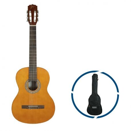 Guitarra Clássica Oqan QGC-15 c/Saco - Vallis Music